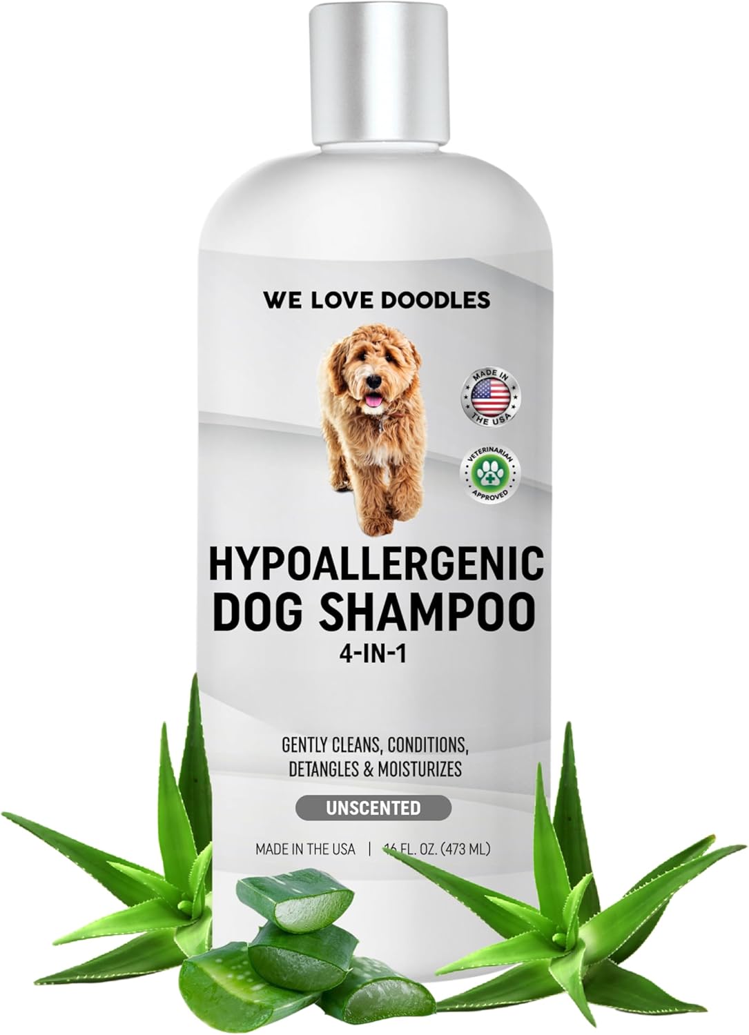 Hypoallergenic Dog Shampoo, Conditioner, and Detangler | Made in USA | Eco-Friendly Ingredients |