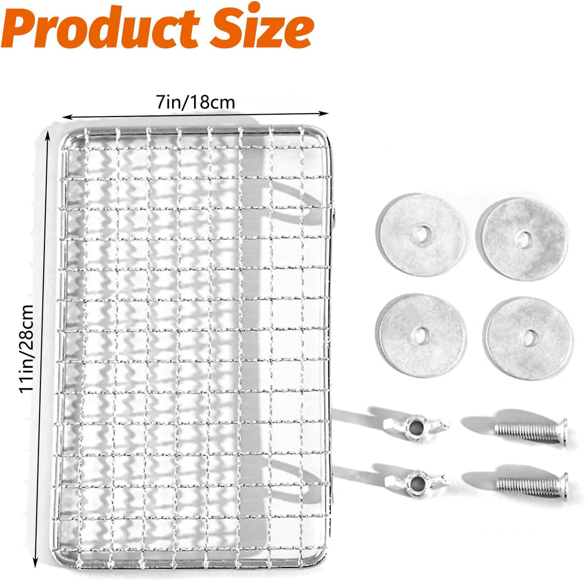 BNOSDM 2 Pack Bird Perch Platform 11x7in Stainless Steel Birds Perches Parrot Shelf Training Stand