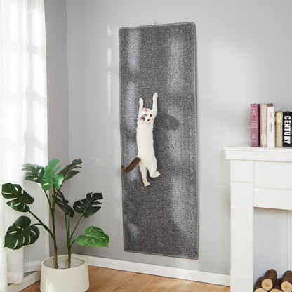 SHENGOCASE 67"x 23.6" Thickened Cat Wall Climbing Carpet, Cat Wall Furniture Scratcher, Scratching