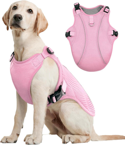 Kuoser Dog Cooling Vest for Large Dogs, Lightweight Doggie Cooler Jacket Breathable Mesh Pet