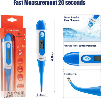 Puppy Kitten Whelping Kit, Newborn Dogs Cats Pet Whelping Kit with 6P Record Keeping Charts, 15P