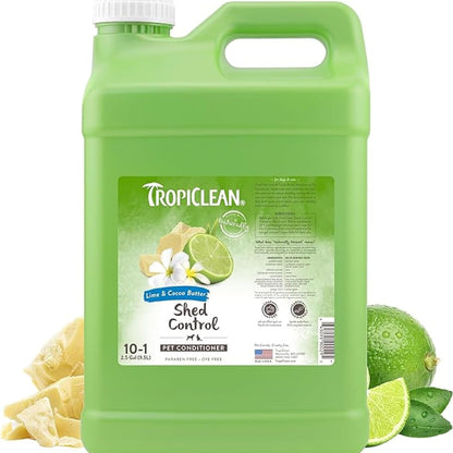 TropiClean Deshedding Dog Conditioner, Professional Conditioner, Reduces Shedding & Softens Coat