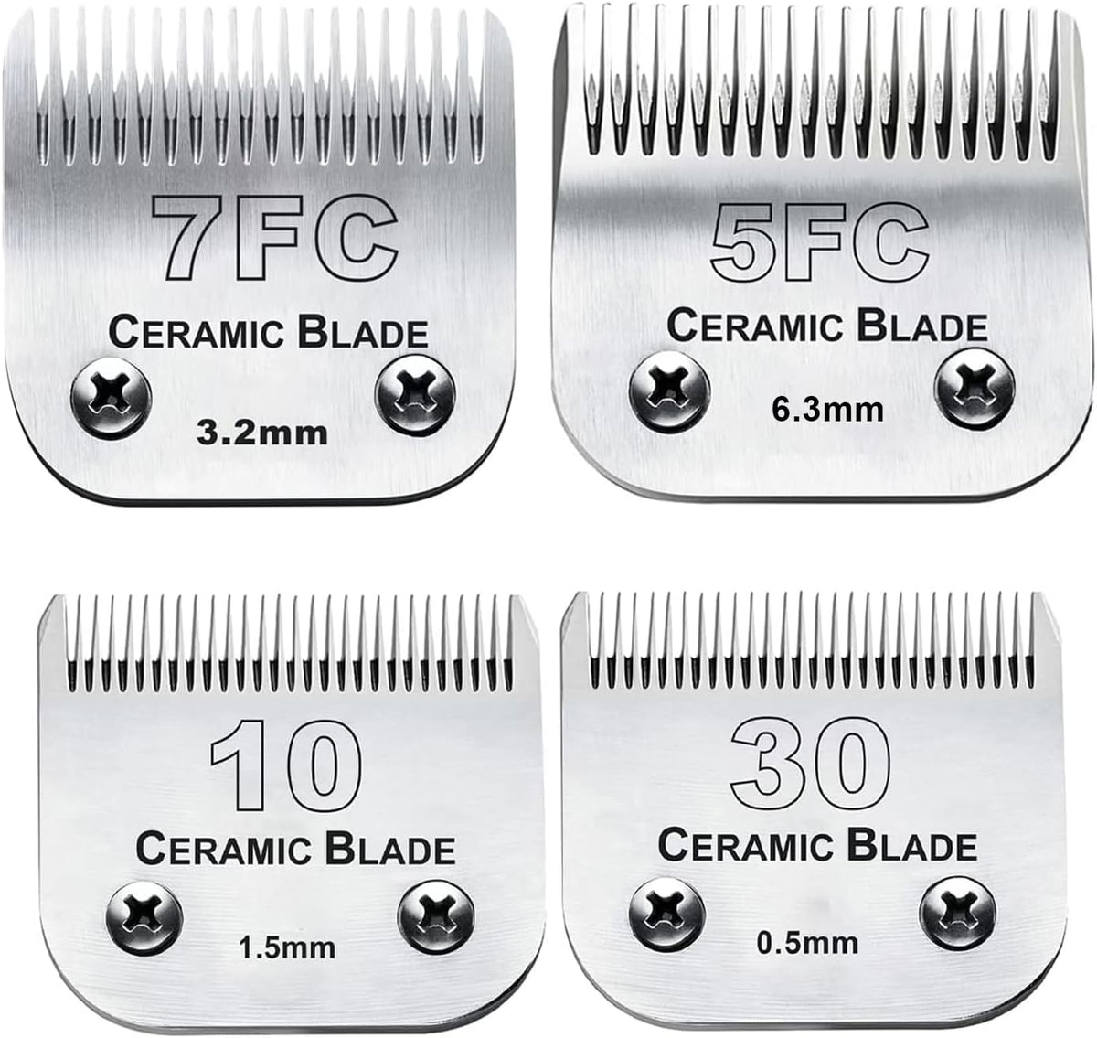 Dog Grooming Clipper Replacement Blades Compatible with Andis Pet Clipper/Oster A5/Wahl KM Series