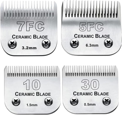 Dog Grooming Clipper Replacement Blades Compatible with Andis Pet Clipper/Oster A5/Wahl KM Series
