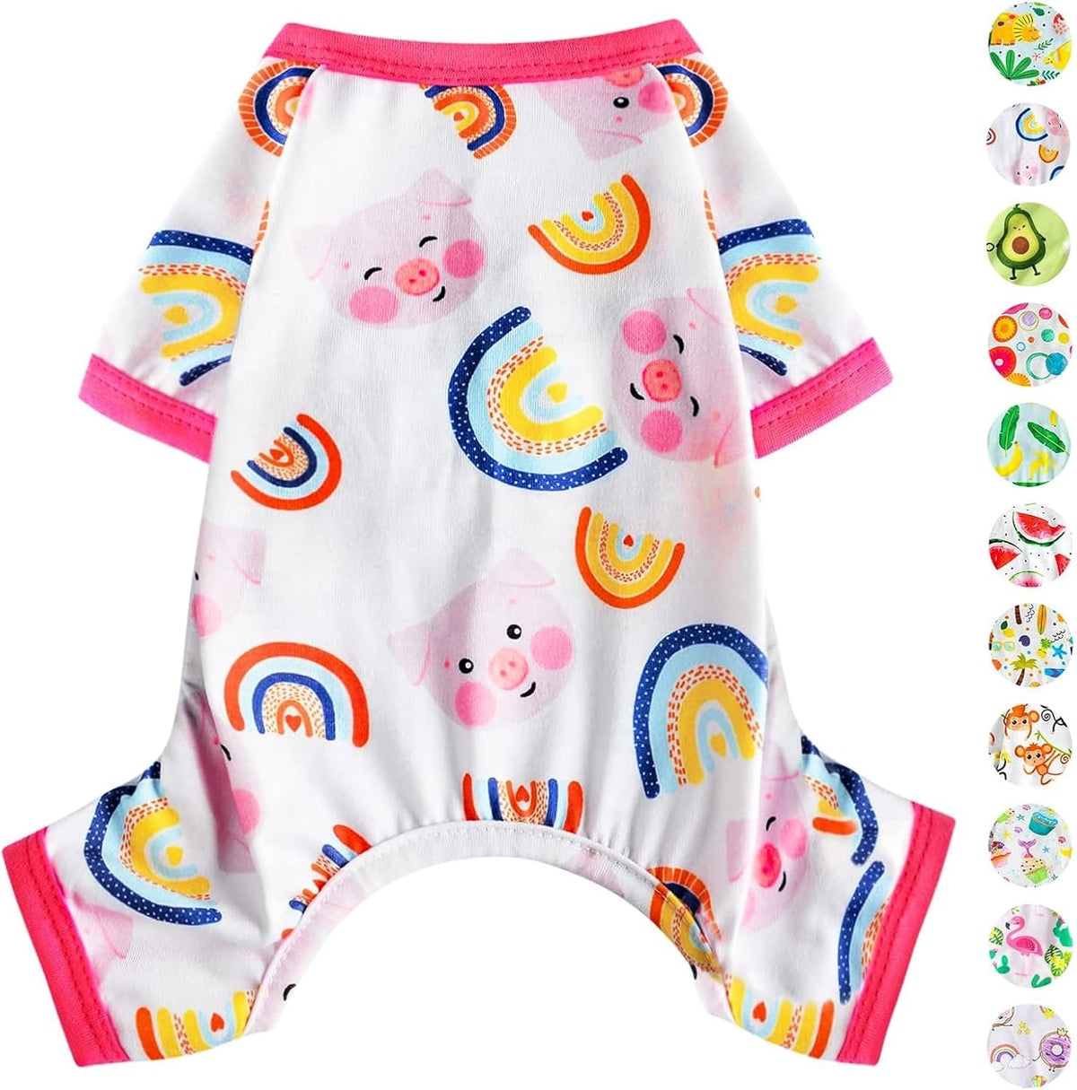 Dog Pajamas Pjs Spring Summer Dog Clothes for Small Dogs Girl - Boy - Medium Size Dogs, Soft