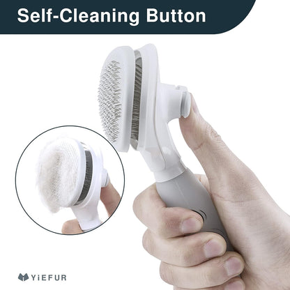 Cat Hair Brush,Cat Brush for Shedding,Soft Silicone Self Cleaning Brushes for Short and Long Haired