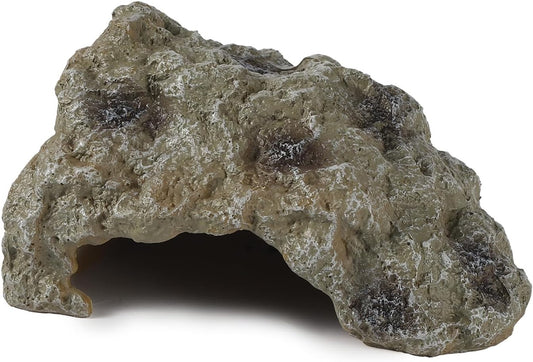 IBWell Resin Leopard Gecko Hide, True to Nature Reptile Rock for Bearded Dragon Hideout Snake Hides