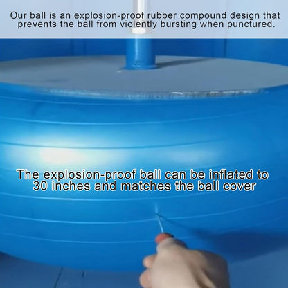 30inch Giant Herding Ball with Cover Anti Burst Ball Please Watch VCR for How to Inflation Horse