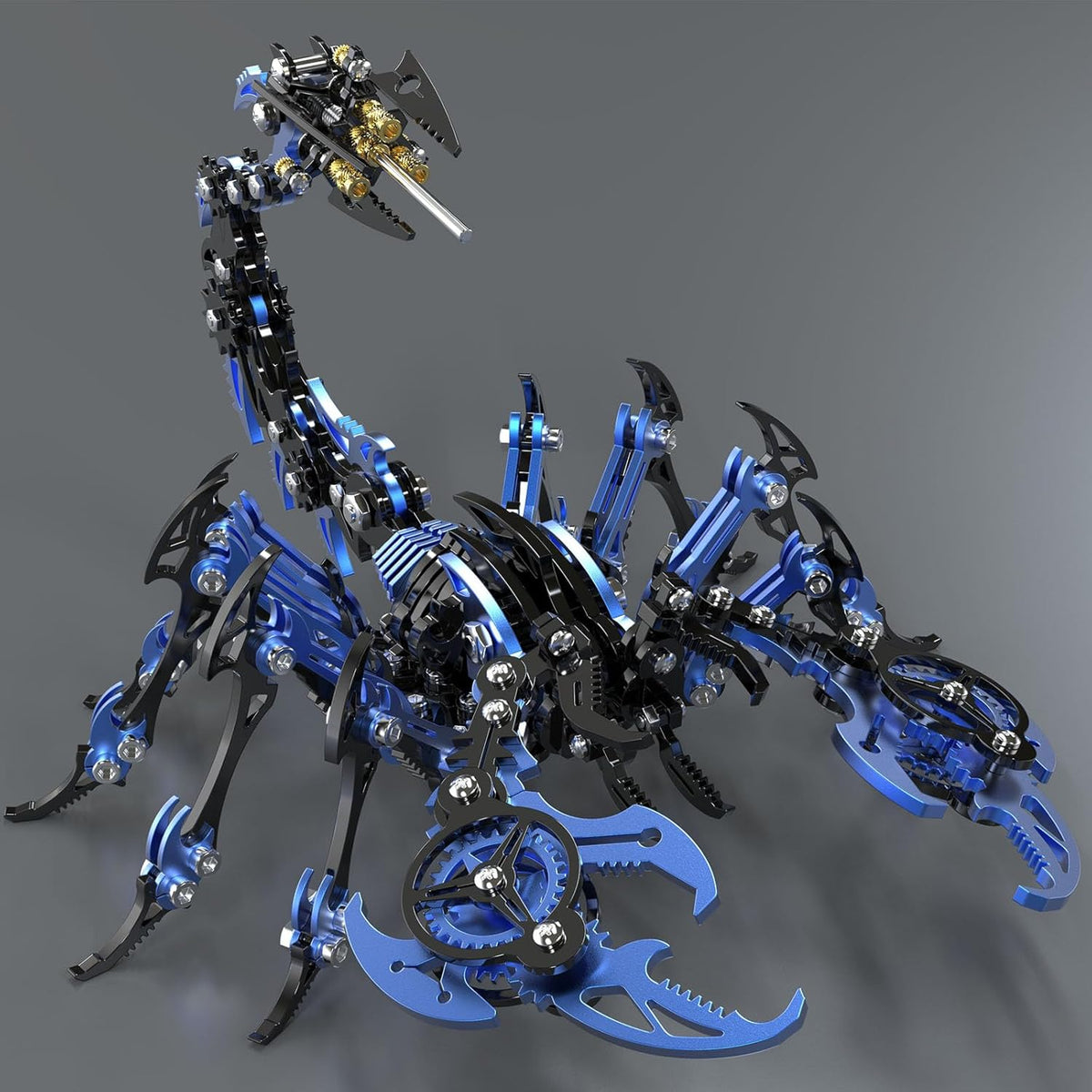 Scorpion 3D Metal Puzzles Kits for Adults Teens – 454 Pcs – Mechanical Assembly Models – 4 Hours to