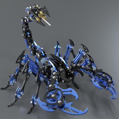 Scorpion 3D Metal Puzzles Kits for Adults Teens – 454 Pcs – Mechanical Assembly Models – 4 Hours to