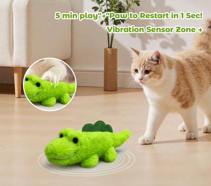 Interactive Cat Toys for Indoor Cats - Automatic Moving Cat Chase Toy for Bored Indoor Adult Cats