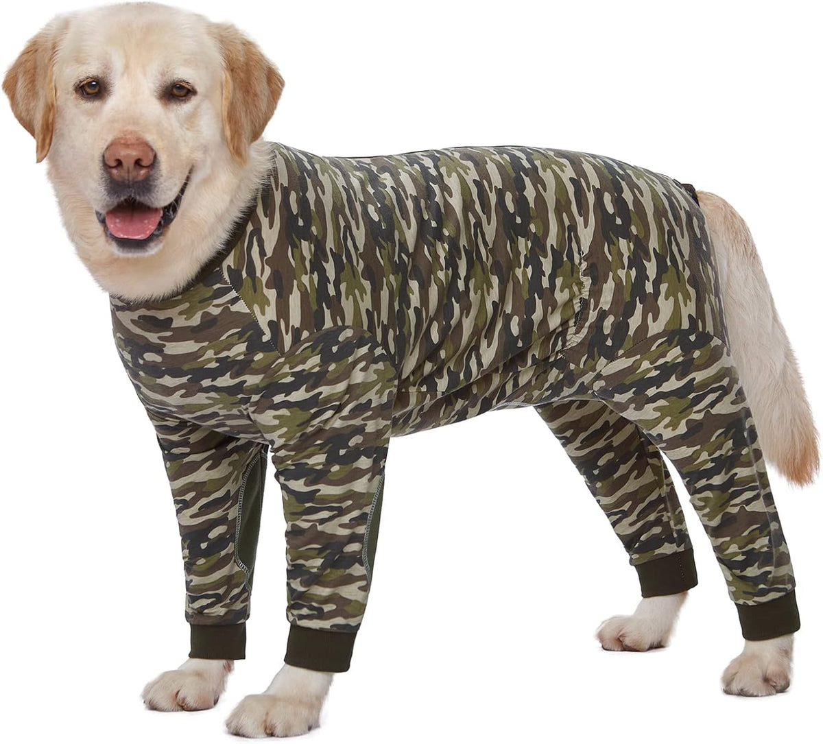 Yeapeeto Dog Onesie Surgery Recovery Suit for Large Medium Bodysuit Dogs Pajamas PJS Full Body for