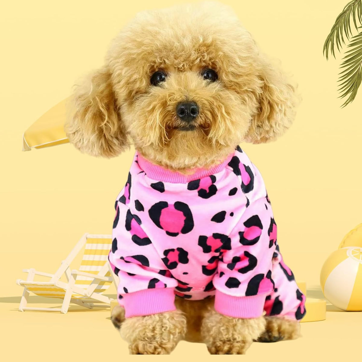 Vet-Approved Dog Pajamas Onesie for Small Medium Dog Pjs - Lightweight Soft Stretchy Puppy Clothes