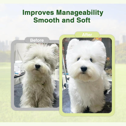 Dog Conditioner with Shea Butter & Olive Oil – Moisturizes, Relieves Itchy Skin & Allergies