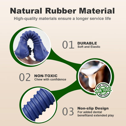 Urban Durable Rubber Chew. Focused chewing relief for energetic dogs who need structure.