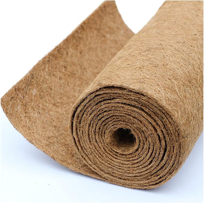 Coco Coir Liner, Yarrdfir 16x80 inch Natural Coconut Liners for planters Flower Basket, Natural