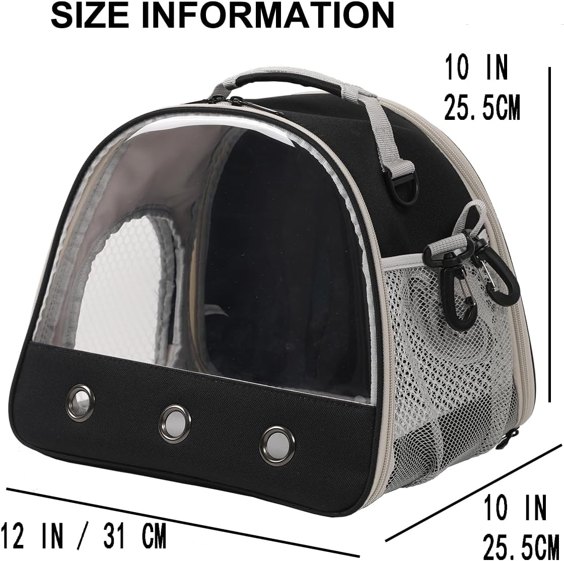 Small Animal Travel Carrier with Absorbent Pad Set, Pee Pad with Leak-Proof Quick-Dry Design for