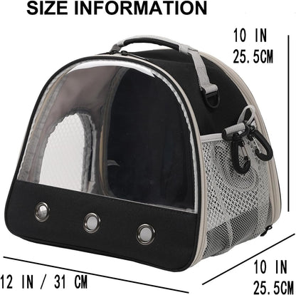 Small Animal Travel Carrier with Absorbent Pad Set, Pee Pad with Leak-Proof Quick-Dry Design for