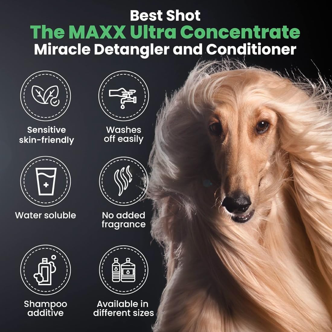 Best Shot The MAXX Ultra Concentrate Miracle Detangler and Conditioner, Moisturizing Conditioner