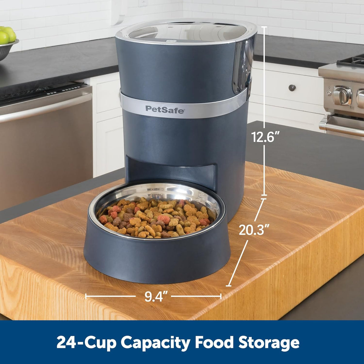 PetSafe Smart Feed - Electronic Pet Feeder for Cats & Dogs - 6L/24 Cup Capacity - Programmable