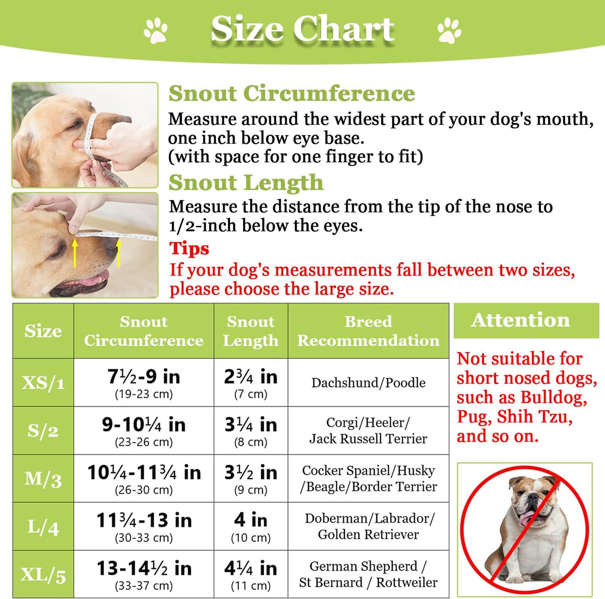 Dog Muzzle, Printed Basket Muzzle for Small Medium Large Dogs Dachshund, Beagle, German Shepherd