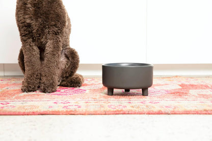 Waggo Uplift Ceramic Dog Bowl for Small Medium and Large Breeds - Heavyweight and Durable Pet Food