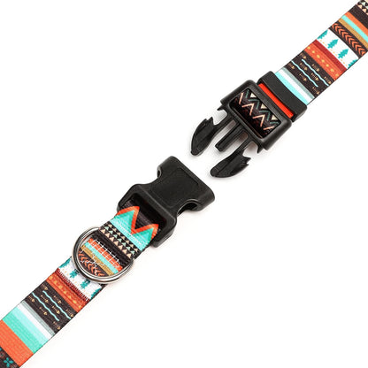 Mercano Adjustable Dog Collar - Special Design Patterns, Soft Nylon Comfortable Durable Pet Collar