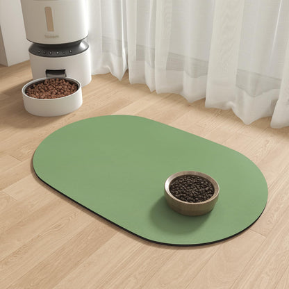 Absorbent Dog Food Mat-Dog Cat Mat for Food and Water Bowl, Quick Dry Pet Food Mat, No Stains Pet