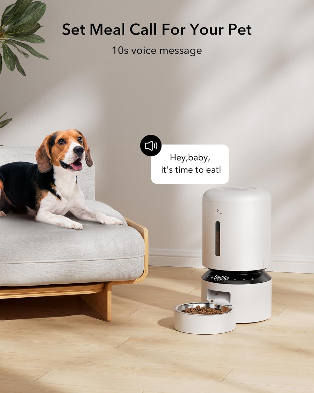 PETLIBRO Automatic Cat Feeder, Automatic Dog Feeder with Freshness Preservation, 5L Timed Cat