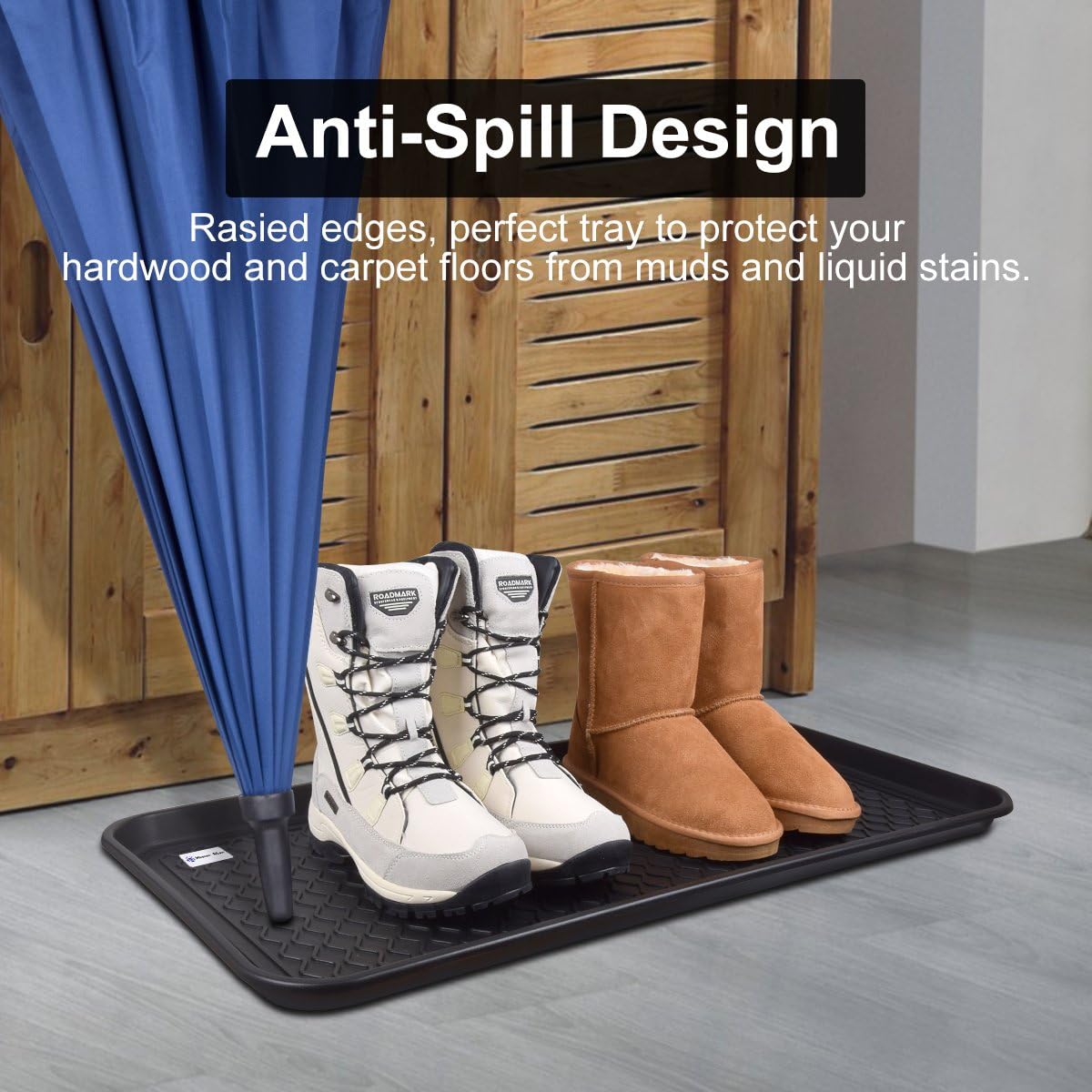 Multi-Purpose Boot Tray Mat,Shoe Tray Mat,Dog Feeding Tray,Waterproof Trays for Indoor and Outdoor