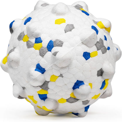 3.7'' Dog Balls for Dogs Aggressive Chewers Indestructible Tennis Durable Bouncy Interactive Dog