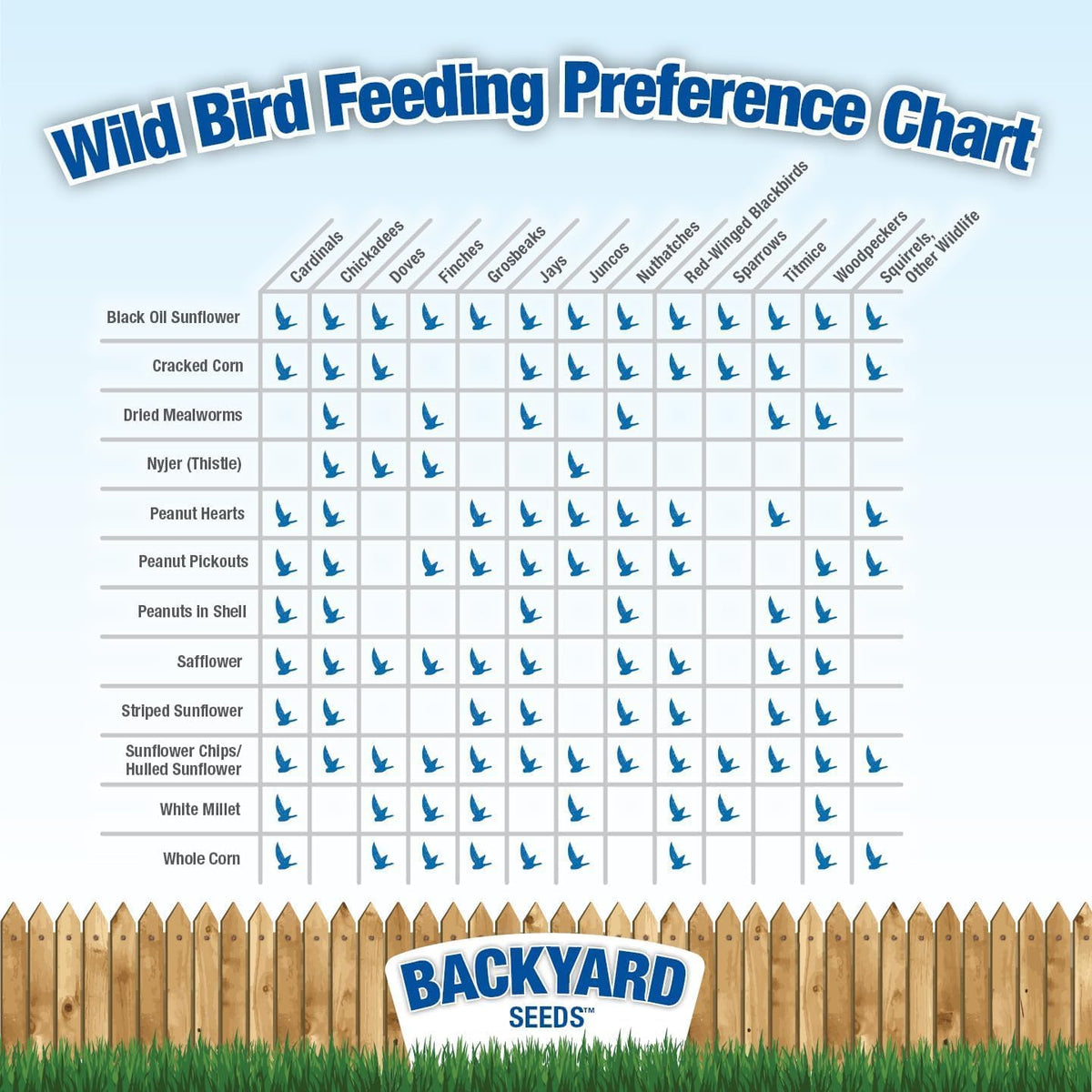CountryMax Backyard Seeds Squirrel and Friends Wildlife Feed – 20 lb Non-GMO Mix for Squirrels