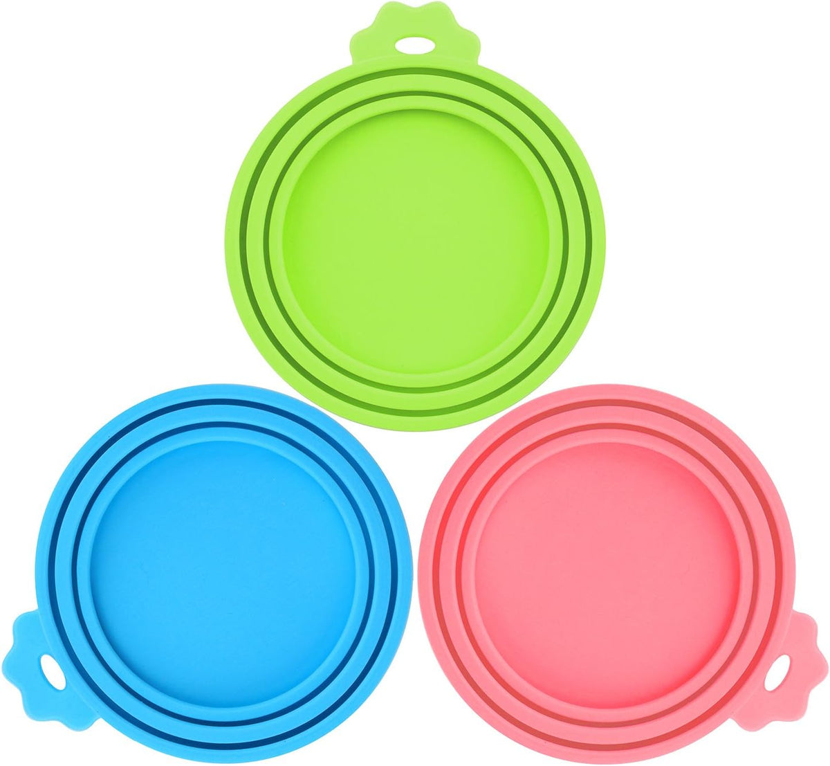 Pet Food Can Covers-Comtim 3 Pack Silicone Can Lids Caps for Dog Cat Wet Food,Universal Size Fit
