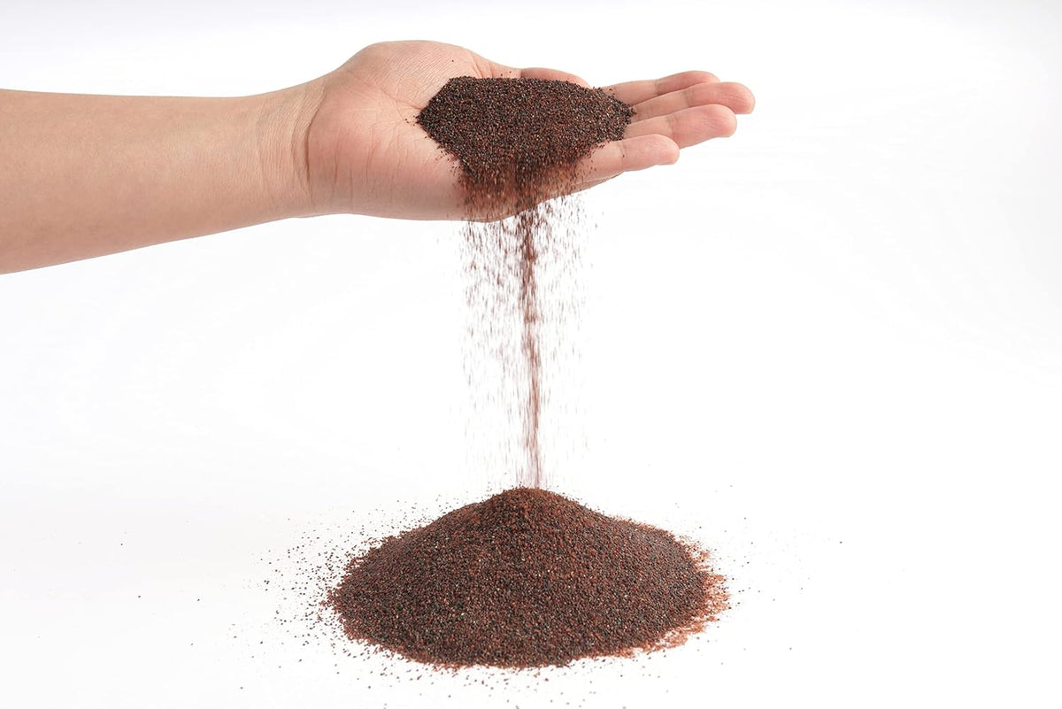 LANDEN Congo Aquascape Sand for Aquarium Landscape 2L(9lbs), Brown, Aquarium Natural Fine