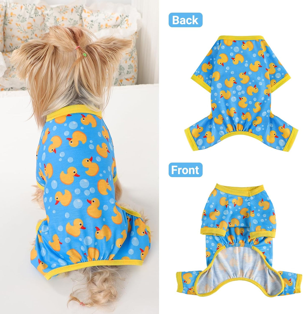 Dog Pajamas Small Sized Dogs Stretchable Summer Dog Clothes Pjs 4 Legs Girl Boy Cute Soft Puppy