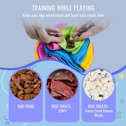 Pet Snuffle Ball, Puzzle Sniffing Interactive Dog Ball for Blind Dogs Training Stress Relief Dog