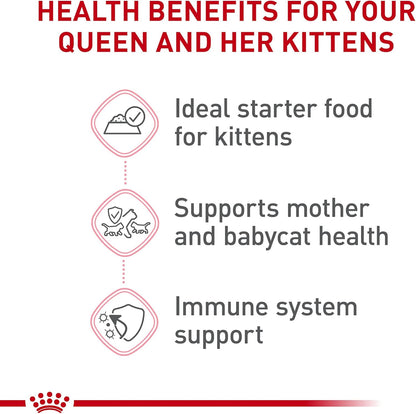 Royal Canin Feline Health Nutrition Mother & Babycat Ultra Soft Mousse in Sauce Canned Cat Food, 3