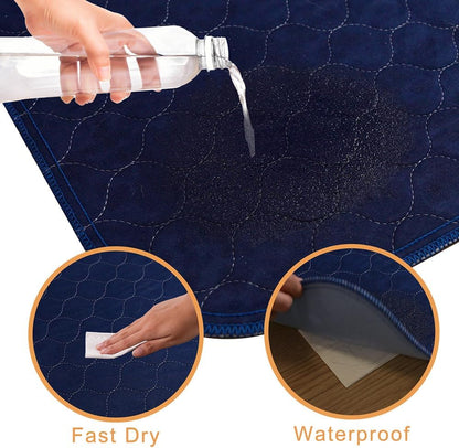 2Pack Dog Pads Washable 53”x65”, Extra Large Puppy Pads Waterproof, Super Absorption, Anti Skid