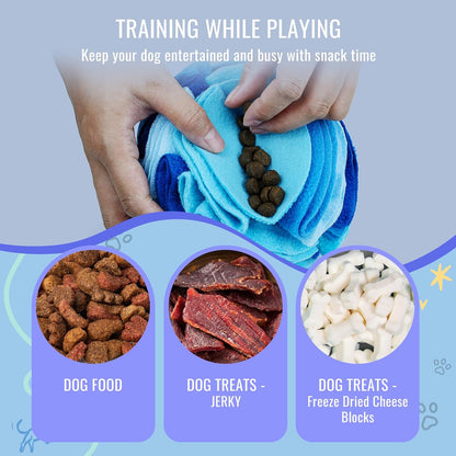Pet Snuffle Ball, Puzzle Sniffing Interactive Dog Ball for Blind Dogs Training Stress Relief Dog
