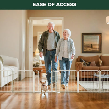 FXW Homeplus Unleashed Indoor Dog Playpen - Stress-Free and Safe Play, Heavy Duty 24 Inch 8 Wire