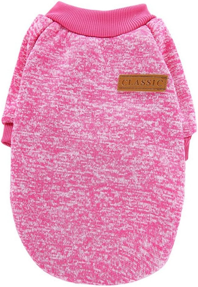 Jecikelon Dog Clothes Dogs Sweater Soft Puppies Clothing Winter Puppy Sweaters Warm Outfit for Dogs