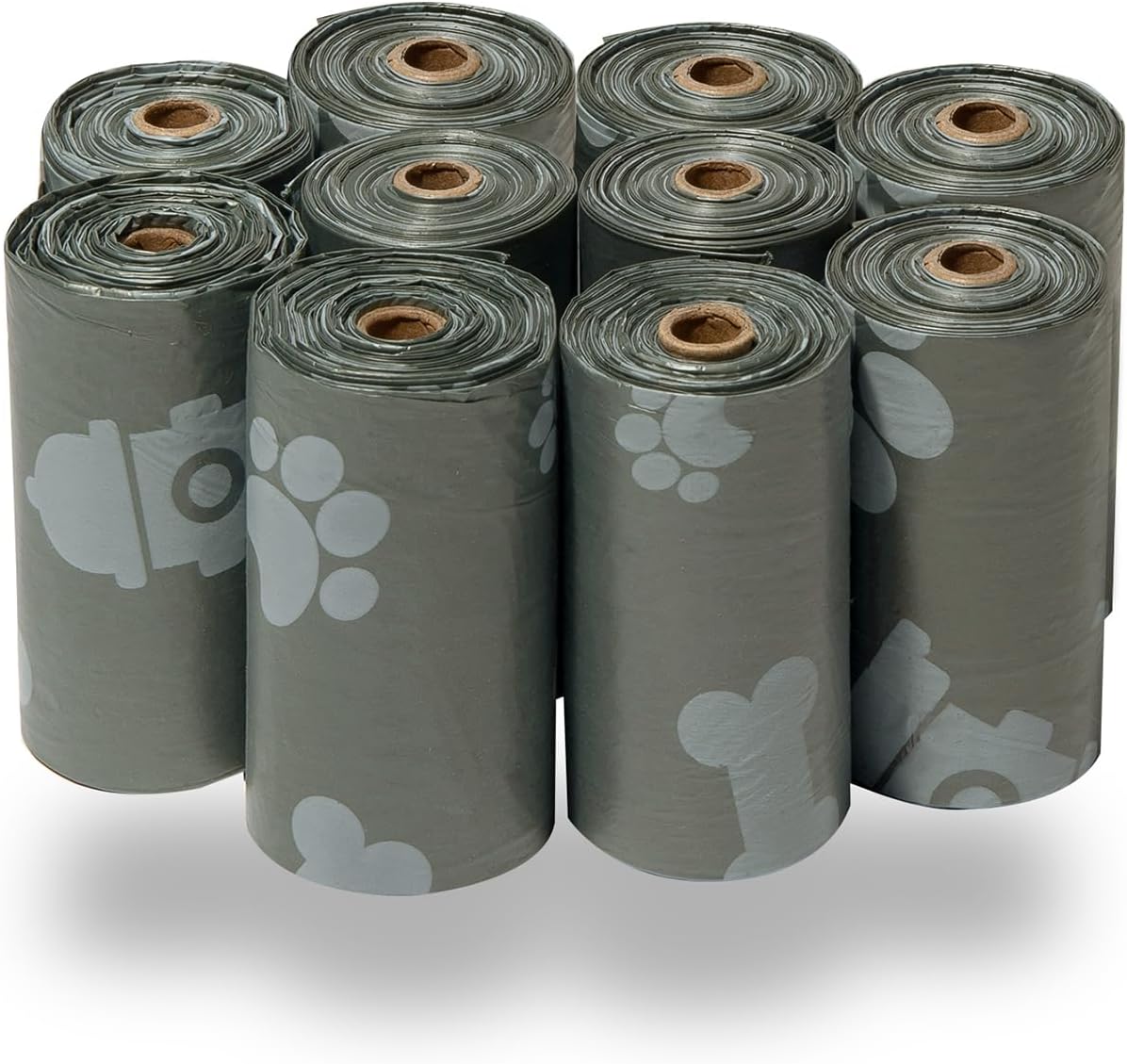 Best Pet Supplies Dog Poop Bags (4 x 150 Bags) for Waste Refuse Cleanup, Doggy Roll Replacements