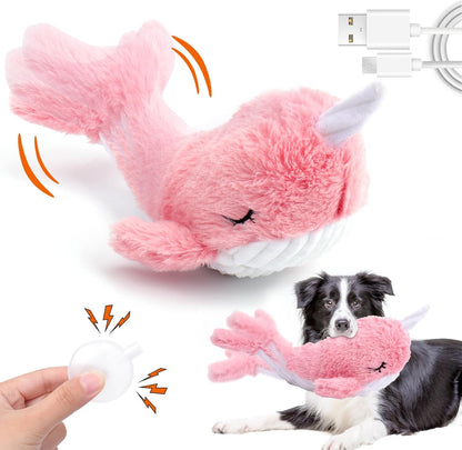 Mity rain 2 in 1 Interactive Dog Toys, Fish Dog Toy to Keep Them Busy, Plush Squeaky Dog Toys