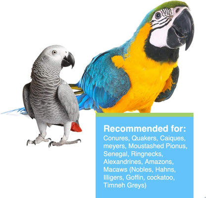 Tropimix Bird Food, Large Parrot Food with Seeds, Fruit, Nuts, Vegetables, Grains, and Legumes