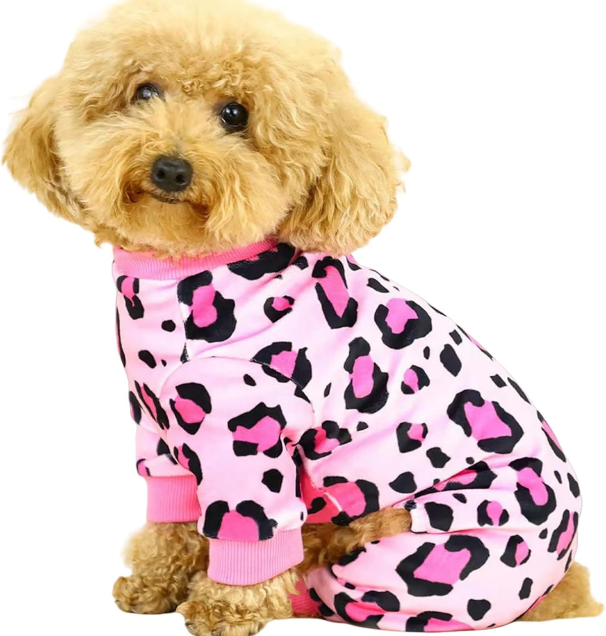 Vet-Approved Dog Pajamas Onesie for Small Medium Dog Pjs - Lightweight Soft Stretchy Puppy Clothes