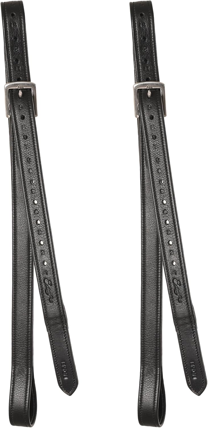 Exion FlexiStrong Stirrup Leathers for English Saddle | Ultra-Soft Cow Calfskin with Nylon Core |
