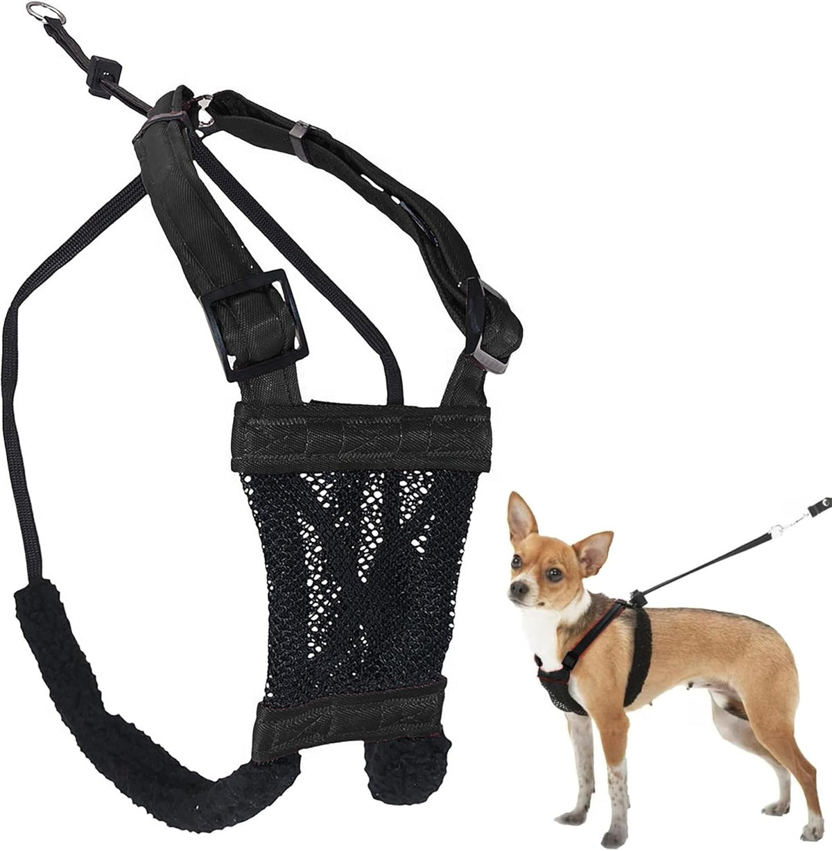 Sporn Extra Small Dog Harness No Pull - Easy & Adjustable for Growing Puppies, Lightweight