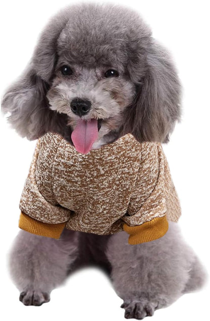 Jecikelon Dog Clothes Dogs Sweater Soft Puppies Clothing Winter Puppy Sweaters Warm Outfit for Dogs