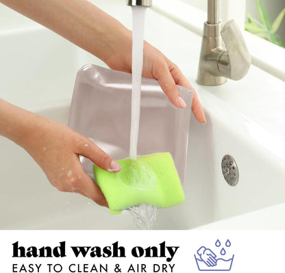 Fit & Fresh Reusable PEVA Storage Bags 3 Pack, Reusable Food Storage Bags, LeakProof, Durable