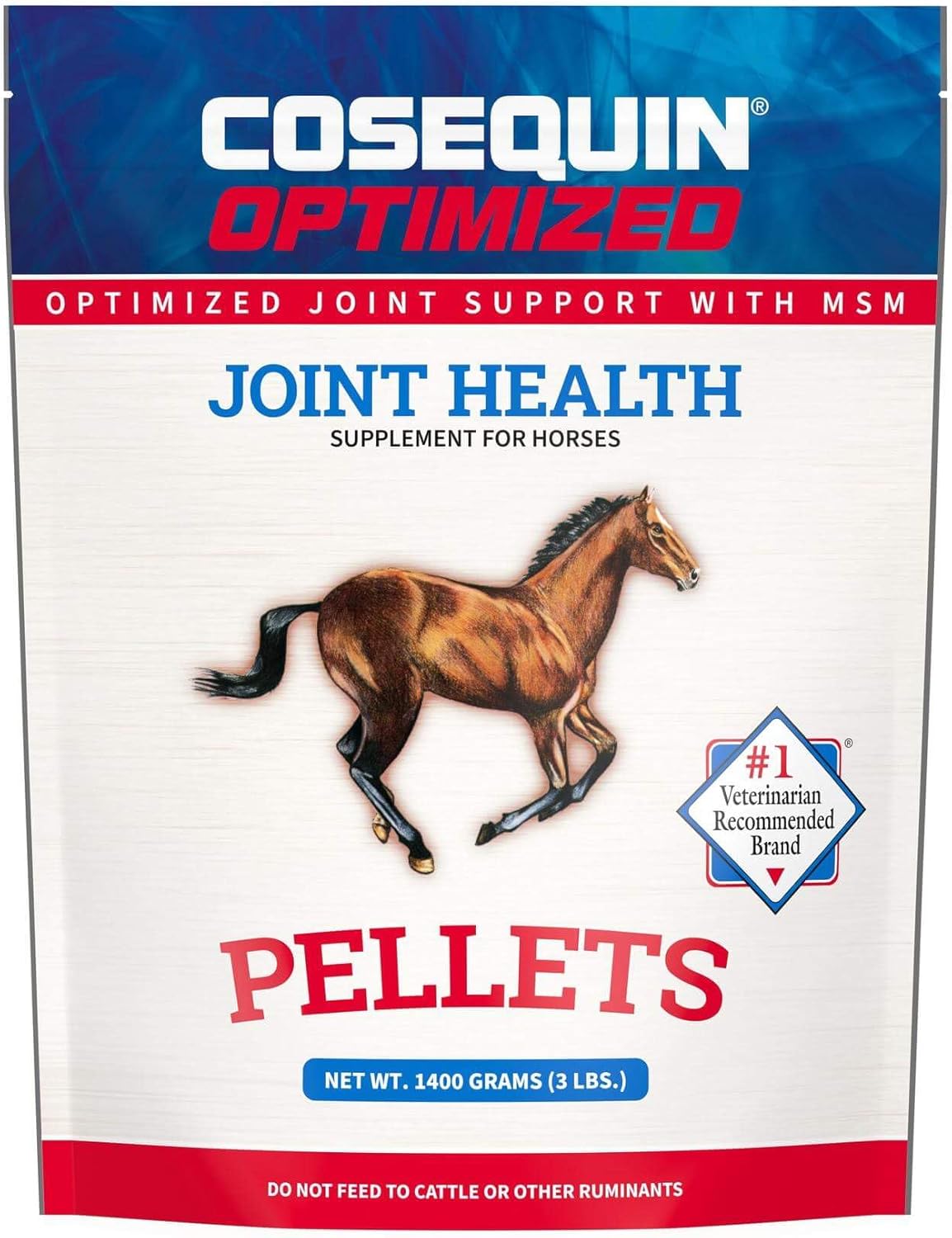 Nutramax Cosequin Optimized Pellets with MSM Joint Health Supplement for Horses - with Glucosamine